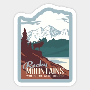 Rocky Mountains National Park Sticker